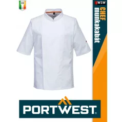   Portwest HORECA WHITE MESHAIR rövidujjú séfkabát - munkaruha