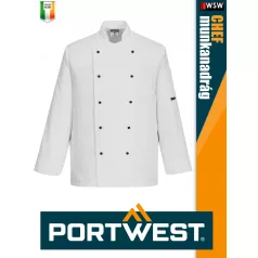   Portwest HORECA WHITE SOMMERSET hosszúujjú séfkabát - munkaruha