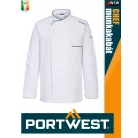 Portwest HORECA WHITE SURREY hosszúujjú séfkabát - munkaruha