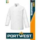 Portwest HORECA WHITE SUSSEX hosszúujjú séfkabát - munkaruha