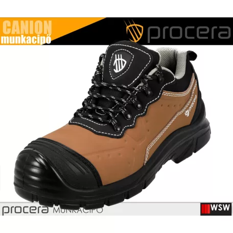 Procera CANION BROWN S3 technikai fémbetétes munkacipő - munkabakancs