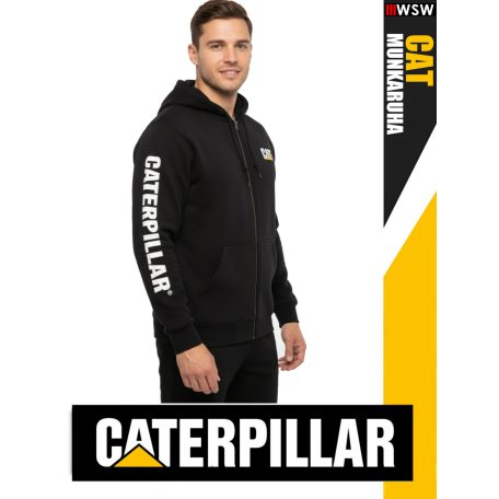 Cterpillar CAT BLAC kapucnis cipzáros technikai munkapulóver - munkaruha