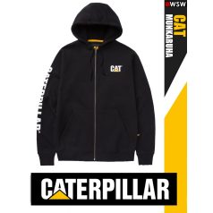   Cterpillar CAT BLAC kapucnis cipzáros technikai munkapulóver - munkaruha