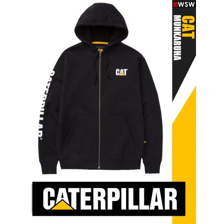 Cterpillar CAT BLAC kapucnis cipzáros technikai munkapulóver - munkaruha