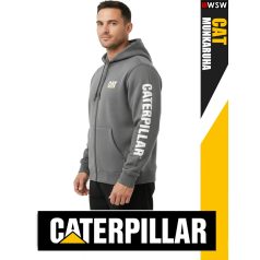   Cterpillar CAT GREY kapucnis cipzáros technikai munkapulóver - munkaruha
