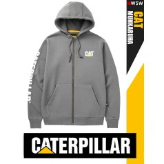   Cterpillar CAT GREY kapucnis cipzáros technikai munkapulóver - munkaruha