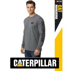   Cterpillar CAT GREY technikai prémium hosszúujjú környakas póló - munkaruha
