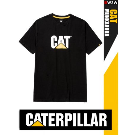 Cterpillar CAT BLACK technikai prémium környakas póló - munkaruha