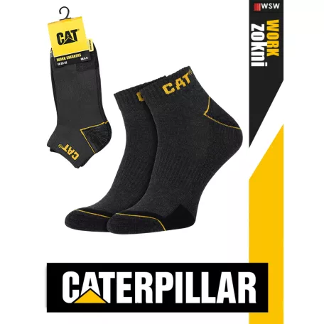 Caterpillar CAT GREY SOCK WORK 3 pár technikai rövid munkazokni - munkaruha 