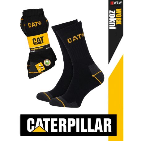 Caterpillar CAT BLACK SOCK WORK technikai hosszú munkazokni - munkaruha 
