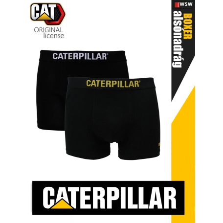 Caterpillar CAT BOXER BLACK stretch boxer alsóöltözet alsónadrág 2 db - munkaruha 