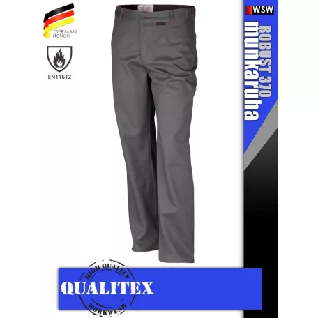 Qualitex ROBUST GREY 370 hegesztő deréknadrág - munkaruha