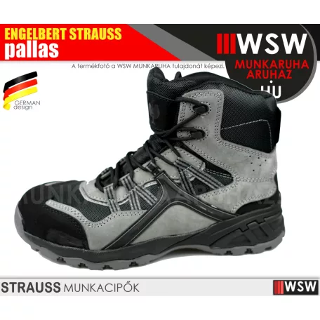 .Engelbert Strauss PALLAS GREY S1 munkavédelmi bakancs - munkabakancs