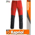 Kapriol TECH VERTICAL technikai stretch slimfit munkanadrág RED - munkaruha