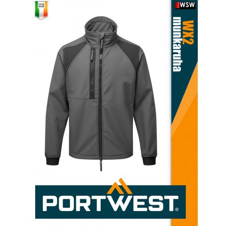Portwest WX2 GREY technikai softshell kabát - munkaruha