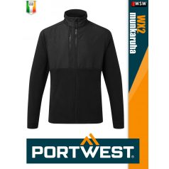 Portwest WX2 BLACK technikai polár kabát - munkaruha