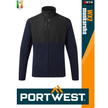 Portwest WX2 NAVY technikai polár kabát - munkaruha
