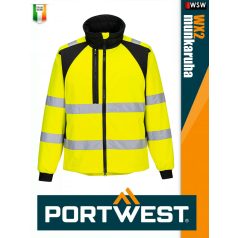   Portwest WX2 HVYELLOW technikai láthatósági softshell kabát - munkaruha