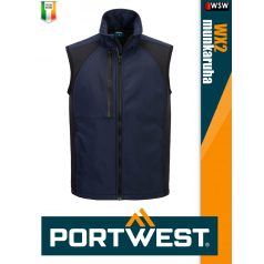 Portwest WX2 NAVY technikai softshell mellény - munkaruha