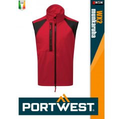 Portwest WX2 RED technikai softshell mellény - munkaruha