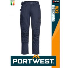   Portwest WX2 NAVY technikai strech rugalmas deréknadrág - munkaruha