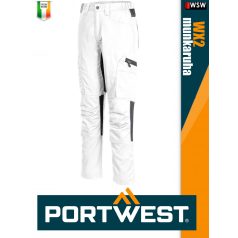   Portwest WX2 WHITE technikai strech rugalmas deréknadrág - munkaruha