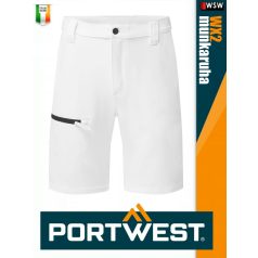   Portwest WX2 WHITE technikai strech rugalmas rövidnadrág - munkaruha