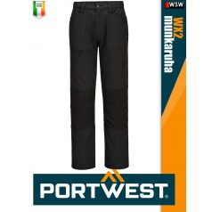   Portwest WX2 BLACK technikai strech rugalmas deréknadrág - munkaruha