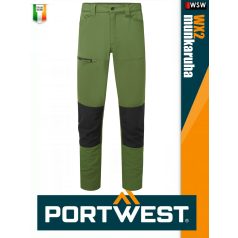   Portwest WX2 OLIVE technikai strech rugalmas deréknadrág - munkaruha