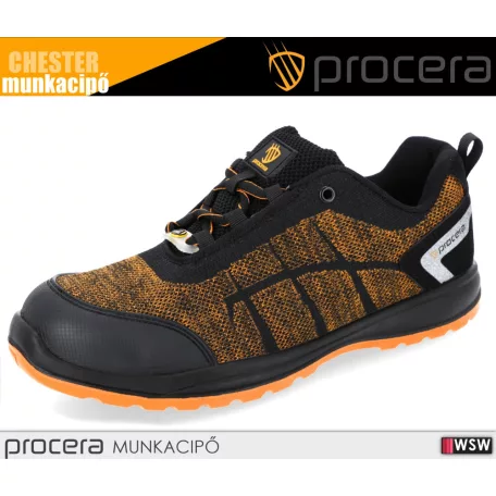 Procera CHESTER ORANGE S1P ESD fémbetétes technikai munkacipő - munkabakancs