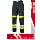 Artmas CLASSIC VIS YELLOW technikai kevertszálas kopásálló munkanadrág - munkaruha