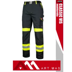   Artmas CLASSIC VIS YELLOW technikai kevertszálas kopásálló munkanadrág - munkaruha