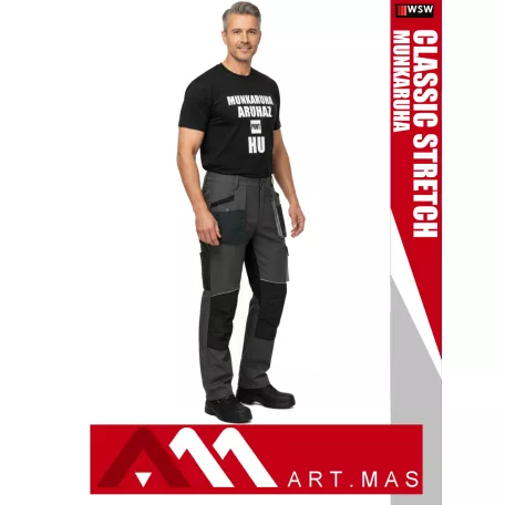 Artmas CLASSIC STRETCH 100 pamutgazdag rugalmas anyagú slimfit munkanadrág - munkaruha