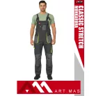 Artmas CLASSIC STRETCH GREY pamutgazdag rugalmas anyagú slimfit munkanadrág - munkaruha