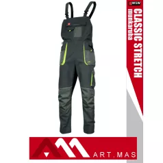   Artmas CLASSIC STRETCH GREY pamutgazdag rugalmas anyagú slimfit munkanadrág - munkaruha