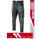 Artmas CLASSIC STRETCH GREY pamutgazdag rugalmas anyagú slimfit munkanadrág - munkaruha