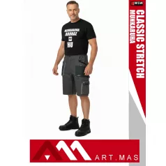   Artmas CLASSIC STRETCH 100 pamutgazdag rugalmas anyagú slimfit rövidnadrág - munkaruha