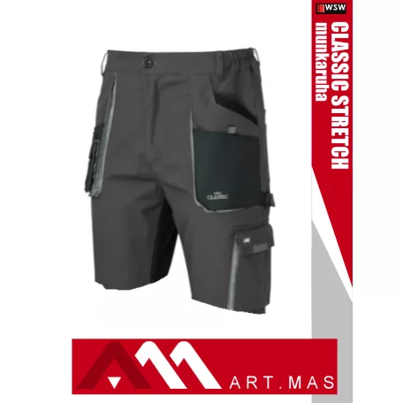 Artmas CLASSIC STRETCH 100 pamutgazdag rugalmas anyagú slimfit rövidnadrág - munkaruha
