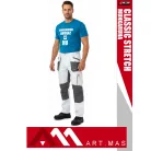 Artmas CLASSIC STRETCH WHITE pamutgazdag rugalmas anyagú slimfit munkanadrág - munkaruha