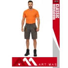 Artmas CLASSIC GREY technikai kevertszálas kopásálló rövid munkanadrág - munkaruha