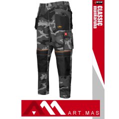   Artmas CLASSIC CAMO technikai kevertszálas kopásálló munkanadrág - munkaruha