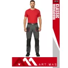 Artmas CLASSIC GREYRED technikai kevertszálas kopásálló munkanadrág - munkaruha