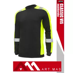   Artmas CLASSIC VIS YELLOW technikai kevertszálas hosszujjú póló - munkaruha