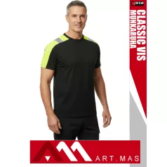   Artmas CLASSIC VIS YELLOW technikai kevertszálas póló - munkaruha