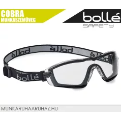   Bollé COBRA CLEAR páramentes karcálló technikai munkaszemüveg - egyéni védőeszköz