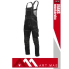 Artmas COLEMANN BLACK stretch slimfit technikai kantáros farmernadrág - munkaruha