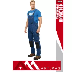   Artmas COLEMANN BLUE stretch slimfit technikai kantáros farmernadrág - munkaruha
