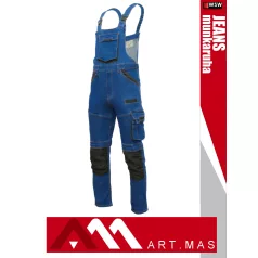   Artmas COLEMANN BLUE stretch slimfit technikai kantáros farmernadrág - munkaruha