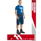 Artmas COLEMANN BLUE stretch slimfit technikai rövid farmernadrág - munkaruha