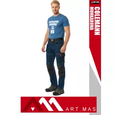  Artmas COLEMANN BLUE stretch slimfit technikai farmernadrág - munkaruha